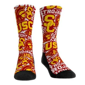 NEW! Rock Em Socks USC Trojans Crew Socks - Picture 1 of 1