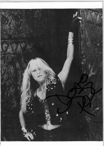 Doro Pesch - Warlock - Original Autograph (Oy-2793 Cover