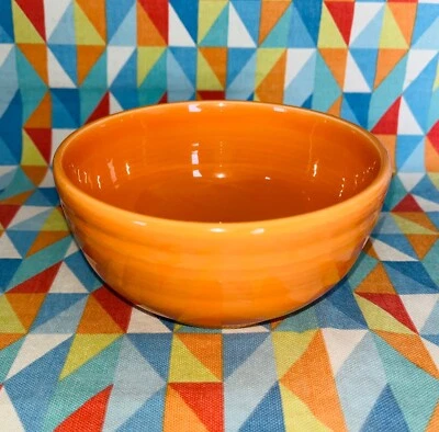 NEW FIESTA small BISTRO BOWL RETIRED Tangerine Orange FIESTAWARE 22 oz