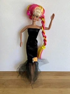 Fabulous Customized Rainbow Hula Hair Barbie - 1993 - Mattel - Amazing hair! - Picture 1 of 6
