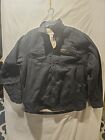 Field And Stream Men’s Sz XL Sherpa Lined Jacket Shirt Button Up Heather Gray
