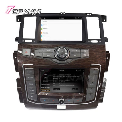 Android Car Video Player for Nissan Patrol Y62 2010-2020 Carplay 8"Dual Screen - Image 1 of 4