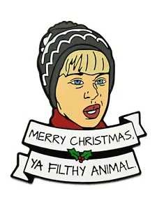 PinMart's schmutzige Weihnachten lustige Feiertage Emaille Reversnadel - Bild 1 von 3