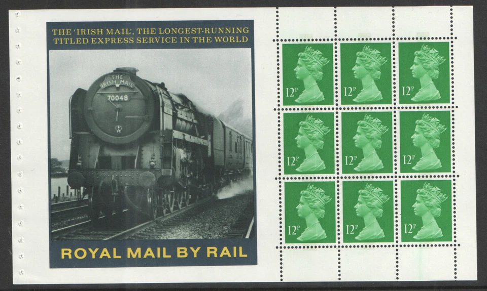 (TSW2) GB QEII Estampillas BRITISH RAIL Prestige Folleto Panel ex DX7 1986 MNH Foto 1 de 1