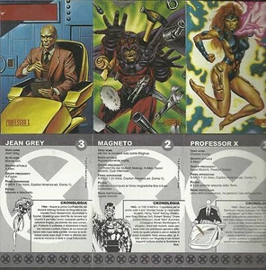 Ansichtskarten X-MEN (Jean Grey, Magneto, Professor X) - Bild 1 von 1