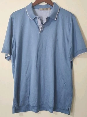 Camisa polo azul Raffi L/52 - Imagem 1 de 4