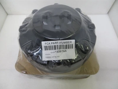 DODGE RAM 3500 DUALLY 2020-2026 FRONT BLACK CENTER CAP - 1 - 68718383AA - NEW - Imagem 1 de 3