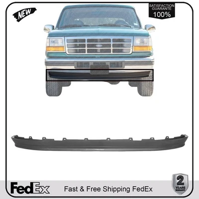 Front Bumper Lower Valance For 1992-1997 Ford F-250 F-350 / 1992-96 F-150 Bronco - Image 1 of 4