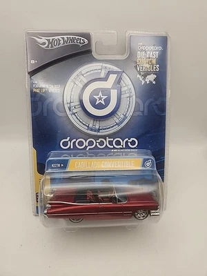 Hot Wheels Dropotaro Vehículo Personalizado H2278 Rojo Caramelo Cadillac Convertible Nuevo Foto 1 de 4