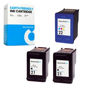 3 Stück kompatible OSI HP 21 und 22 Tintenpatronen für HP Deskjet F4150 F4172 F4175 - Bild 1 von 1