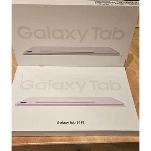 Samsung Galaxy Tab S9 FE 10.9" Widescreen Tablet with S Pen, 256GB, Lavender NEW - Afbeelding 1 van 1