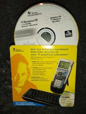 TI Resource CD Graphing Calculator Manual CD-Rom v2.6 2002 - Image 1 of 4