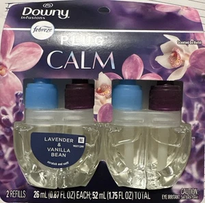 Febreze Downy Infusions Doble Enchufe Lavanda y Vainilla Perfumado Aceite Repuesto - Imagen 1 de 2