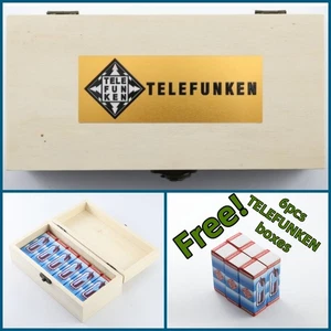 TELEFUNKEN Storage Wooden Box for Vacuum Tube free tube boxes for ECC81 ECC83 - Picture 1 of 11