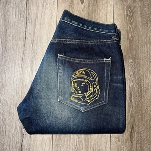 Billionaire Boys Club Embroidered Washed Denim - Picture 1 of 9
