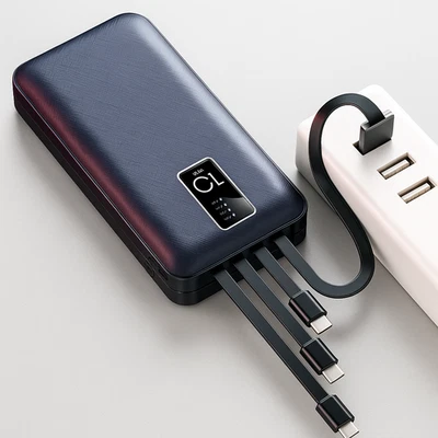 Batteria Esterna Powerbank 20000 mAh Display LED USB Type-C per iPhone - Immagine 1 di 2