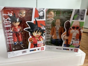 Figura Dragon Ball Z S.H.Figuarts Master Roshi, Son Goku - Imagen 1 de 4