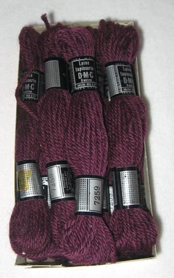 DMC Laine Colbert Tapisserie/Tapestry Wool Lot of 12 Skeins 7259  Deep Purple - Image 1 of 4