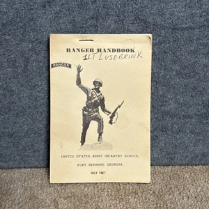 Manual de guardabosques del ejército de Estados Unidos de julio de 1967 Escuela de infantería de Estados Unidos Fort Benning GA - Imagen 1 de 9