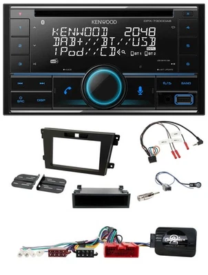 Kenwood CD 2DIN DAB USB Lenkrad Bluetooth Autoradio für Mazda CX-7 2008-2010 - Bild 1 von 4