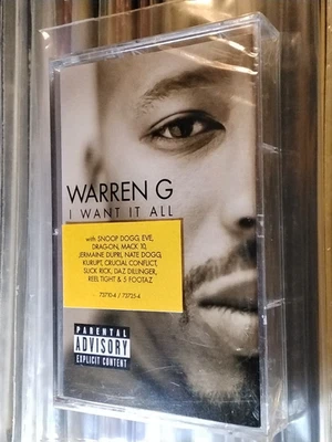 WARREN G I Want It All 1999 CASSETTE USA EDITION HYPE STICKER SEALED SNOOP DOGG - Image 1 of 4
