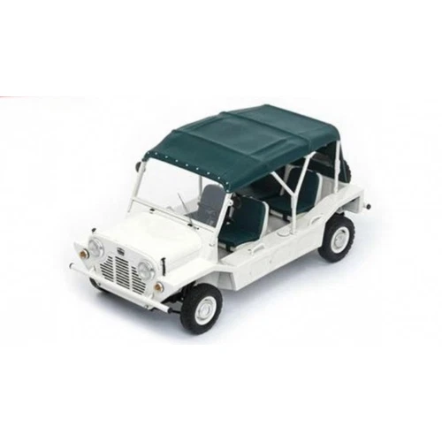 MINI MOKE WHITE 1:18 Schuco Auto Stradali Modellino Nuovo - Immagine 1 di 1