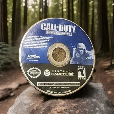 Call Of Duty Finest Hour Nintendo Gamecube 2004 Disc Only Tested Work Great  - Image 1 of 2