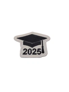 2025 Graduation Cap Iron on Patch Sew on Flag Patch - Picture 1 of 2