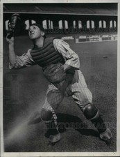 1932 Press Photo Chicago Cubs 1st baseman Billy Sullivan