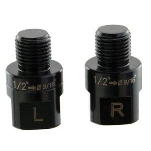 PRO+ Bicycle Pedal Adapter Converter Fits 1/2" Cranks & 9/16" Bike Pedals - Picture 1 of 2
