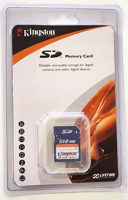 Kingston Technology 512 MB Secure Digital Memory Card (SD/512) - Brand New - Image 1 of 2