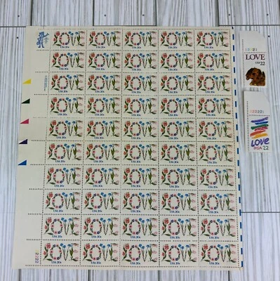 Full Sheet 1982 Twenty Cent Love Stamps SC#1951 MNH Plus 2 extras - Image 1 of 4