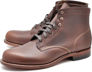 Wolverine 1000 Meilen Herren Stiefel schlichte Zehenpartie Original Stiefel braun W05301 - Bild 1 von 11