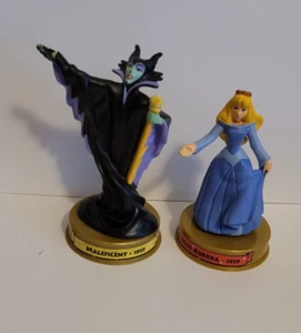 DISNEY 100 YEARS OF MAGIC McDonalds 2002 Happy Meal Toys AURORA & MALEFICENT - Picture 1 of 5