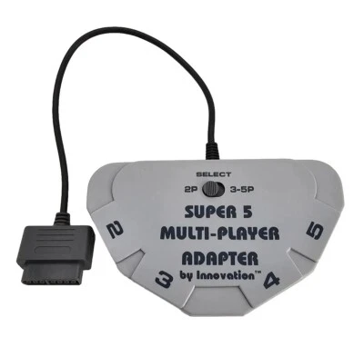SNES - Super NINTEND Super 5 Multitap Multiplayer Adapter SN-5  2 Bis 5 Spieler  - Bild 1 von 2