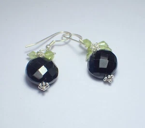 Gift For Women Drop/Dangle Earrings 925 Sterling Silver Natural Onyx Gemstone - Picture 1 of 8