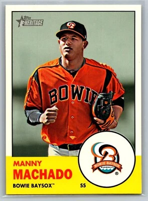 Manny Machado 2012 Topps Heritage Minor League #7 - Image 1 of 2