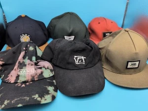 Lot Of 6 Vans 5 Panel Hats Caps Mens - Picture 1 of 9