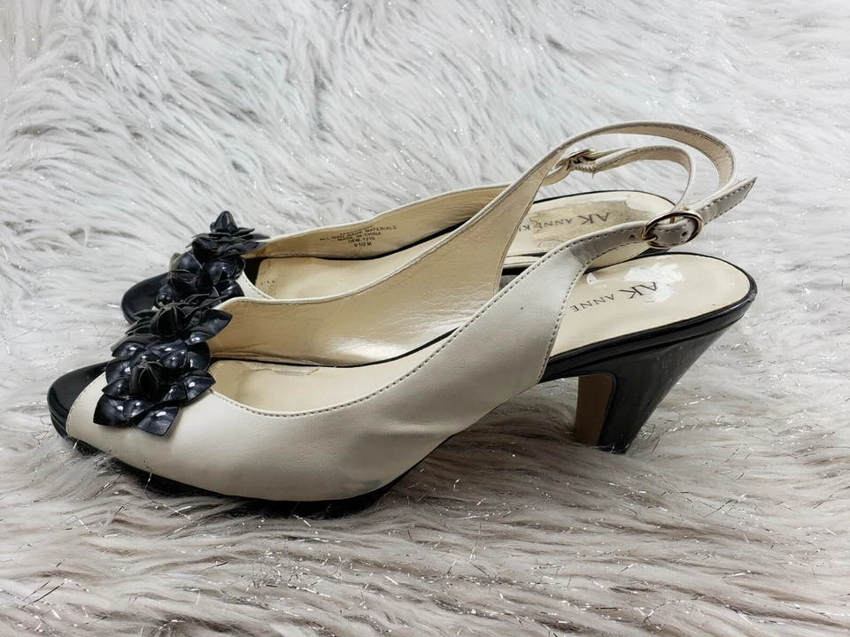 Zapatos de tacón ANNE KLEIN Eccense flores talla 9,5 M Foto 1 de 4