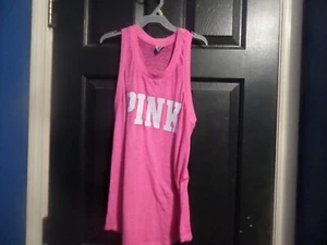 Victoria Secret ROSA top donna rosa canotta senza maniche super morbida taglia XS - Foto 1 di 4