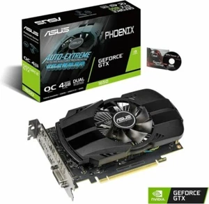 ASUS NVIDIA GeForce GTX 1650 4GB GDDR5 Grafikkarte (PH-GTX1650-O4G) - Bild 1 von 5