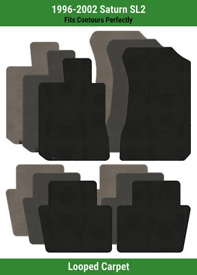 Lloyd Classic Loop Front & Rear Row Carpet Mats for 1996-2002 Saturn SL2  - Image 1 of 4