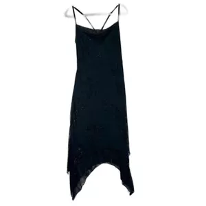 Jonathan Martin Vintage Whimsigoth Fairy Midikleid Gr. Medium Schwarz Stretch - Bild 1 von 10