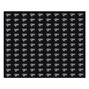 (130) SODA VENDING MACHINE $2.00 VEND LABEL STICKER, 3/4" X 9/16" - Imagen 1 de 1