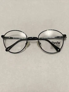 VTG New Luxottica Sferoflex Midnite Forest Blue Eyeglass Flex Frame 45-20-120 - Picture 1 of 10