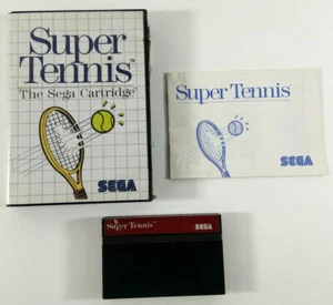 Jeu Sega Master System en boite Super Tennis avec notice Envoi rapide suivi - Imagen 1 de 4