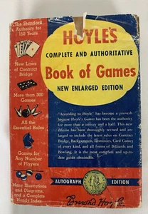 1940 Hoyle's Complete & Authoritative Book of Games Autograph Edition HC w/DJ - Imagen 1 de 10