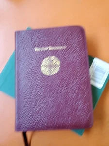 REB Compact New Testament : Dark Red Calfskin Leather REBNT7 (1996, Leather) - Imagen 1 de 10