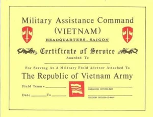C7 MAC-V Military Assistance Command headquarters Saigon award - Picture 1 of 1