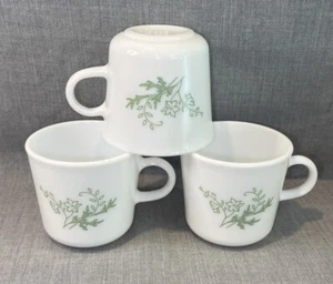 LOT 3 VTG Corelle Corning Ware "Floral Spray" Coffee Mug Cup - Picture 1 of 12